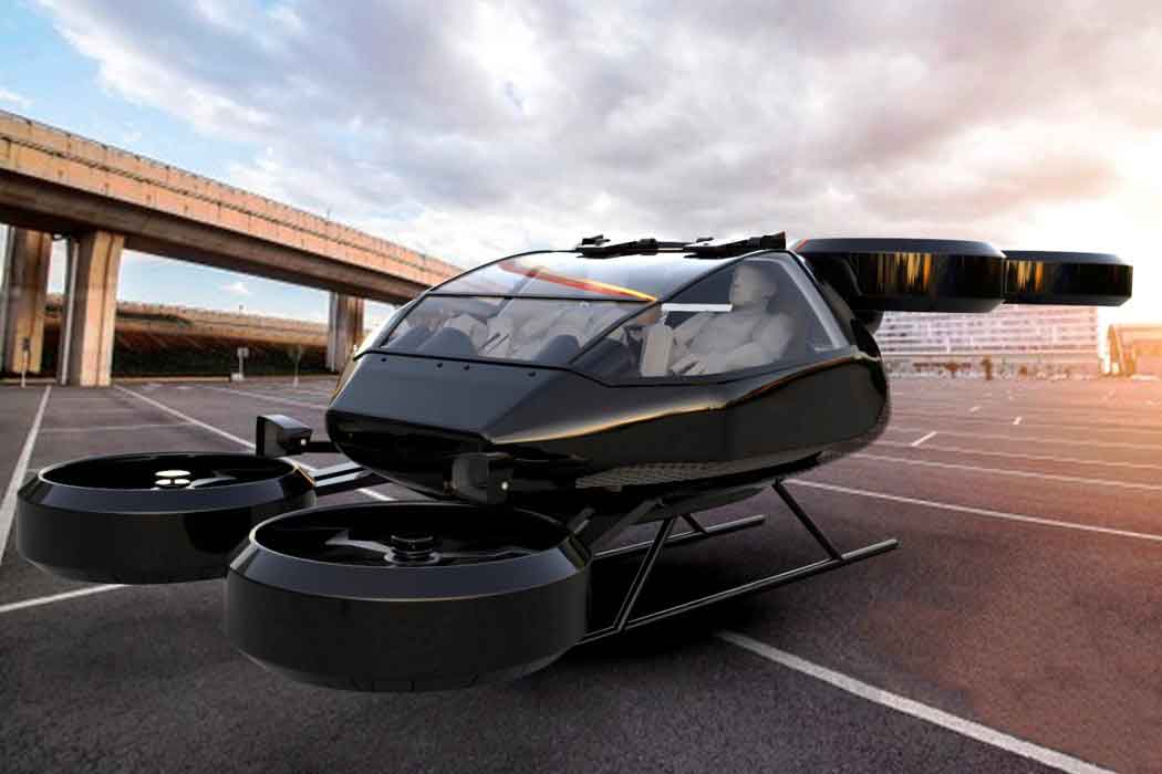 Cadillac evtol самоуправляемая летающая машина