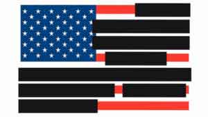 Изображение Redacted US Flag.