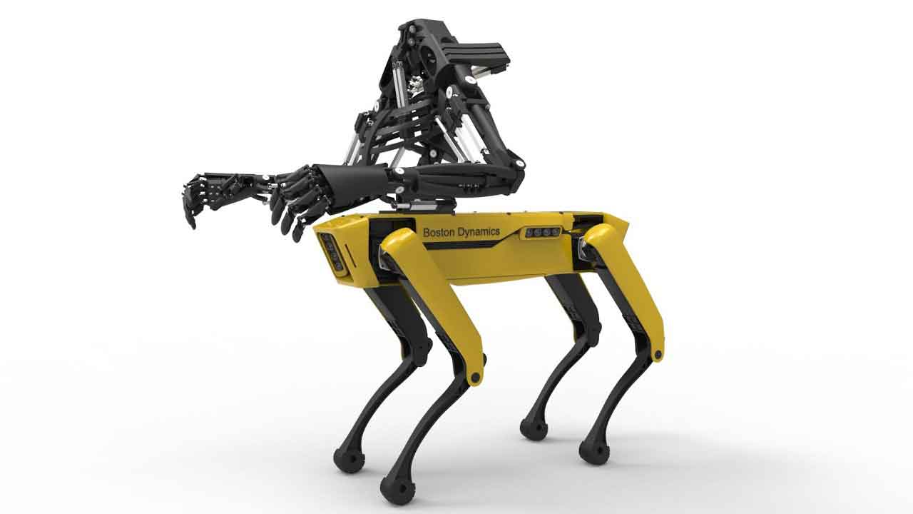 Робо-пес Boston Dynamics с бионическими руками