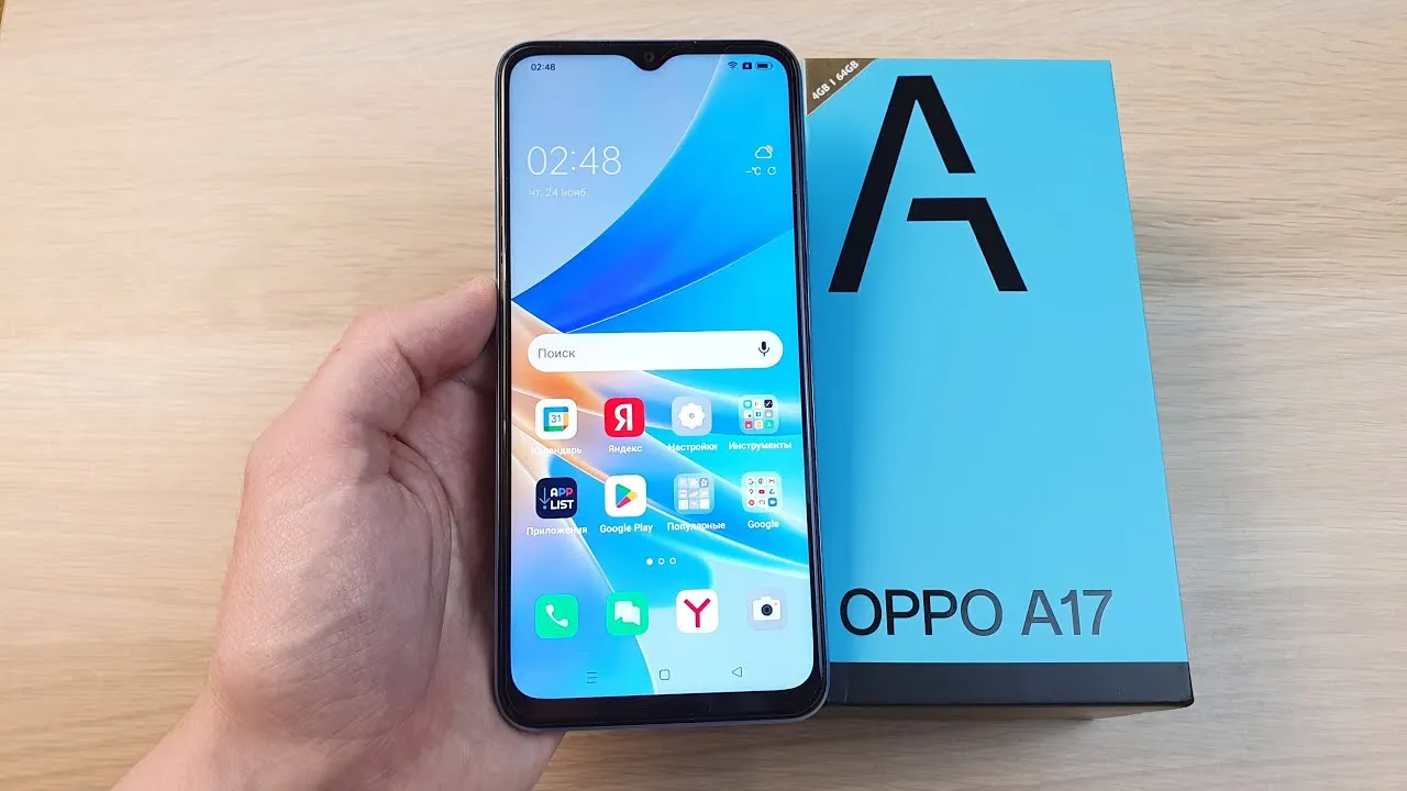 Обзор смартфона oppo a17