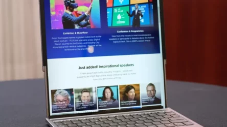 Концепт смартфона и ноутбука Rollable Concept от Lenovo