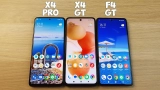 Сравнение poco x4 pro, x4 gt и f4 gt